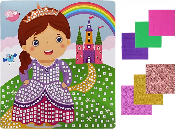 Mozaiki piankowe Girls 4 wzory - tantis.pl