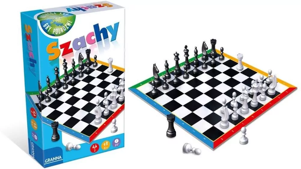 Szachy mini wersja podróżna GRANNA - tantis.pl