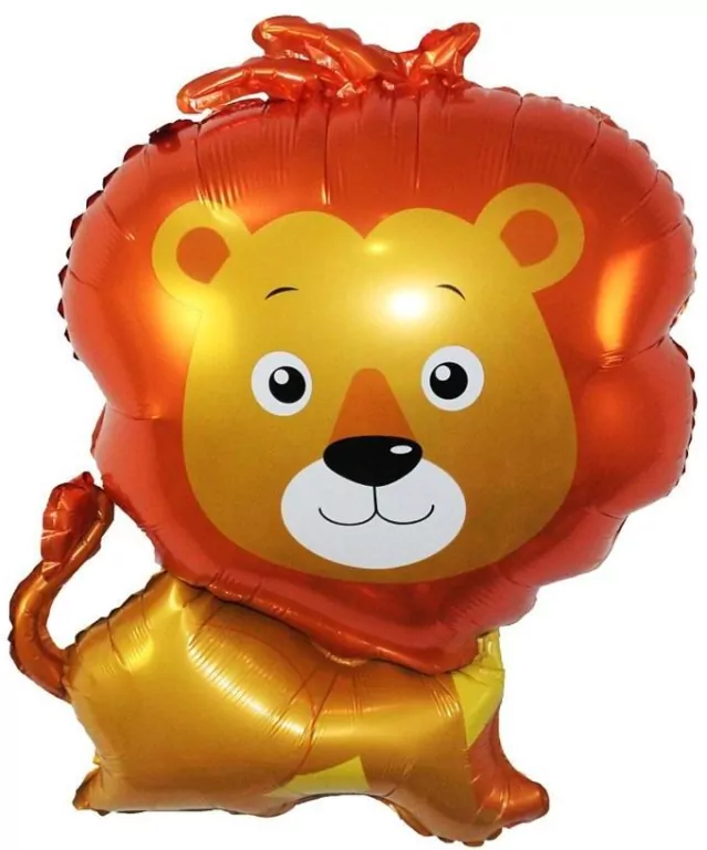 Balon foliowy Lew z grzywą 66x48cm - tantis.pl
