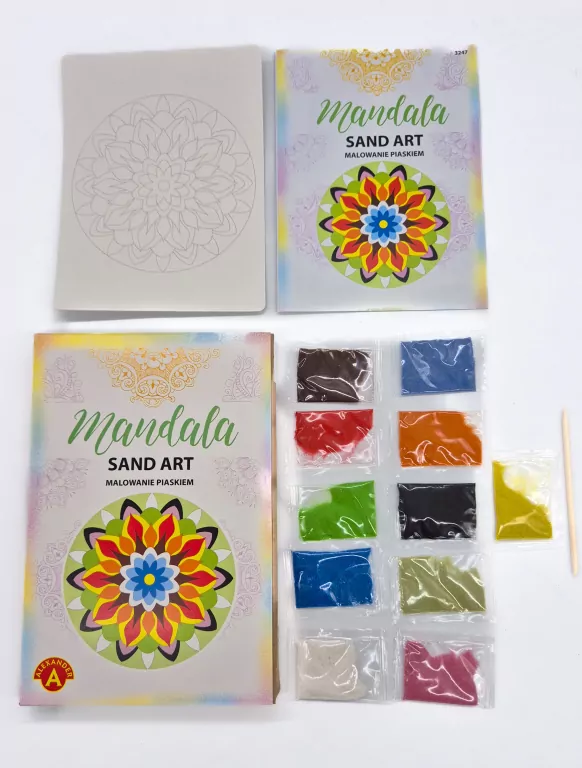 Piaskowe Malowanki Mandala Sand Art - tantis.pl