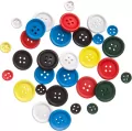 Guziki drewniane brights 30szt MIX - tantis.pl