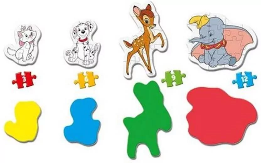 Clementoni. Moje Pierwsze Puzzle. Animal Friends - tantis.pl