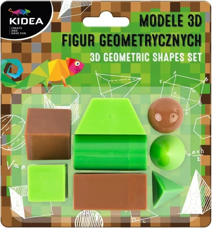 Modele 3D figur geometrycznych B KIDEA - tantis.pl