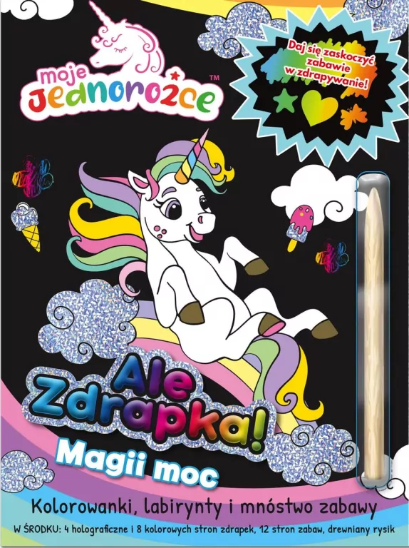 Moje Jednorożce. Ale zdrapka. Magii moc - tantis.pl