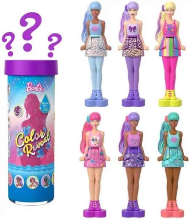 Barbie Mini BarbieLand Color Reveal Minilalka, mix - tantis.pl