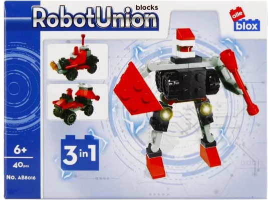 Klocki konstrukcyjne. Robot, 40 elementów