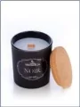 Świeczka sojowa Noir czarna 135g - tantis.pl