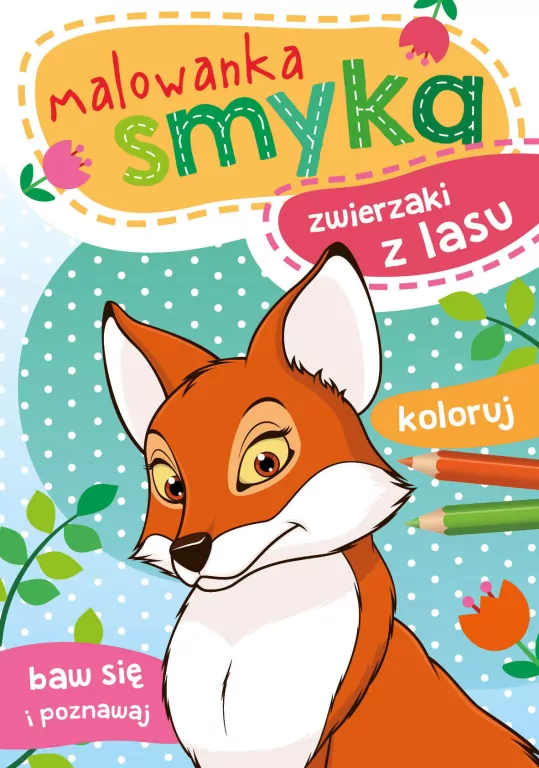 Malowanka smyka. Zwierzaki z lasu - tantis.pl