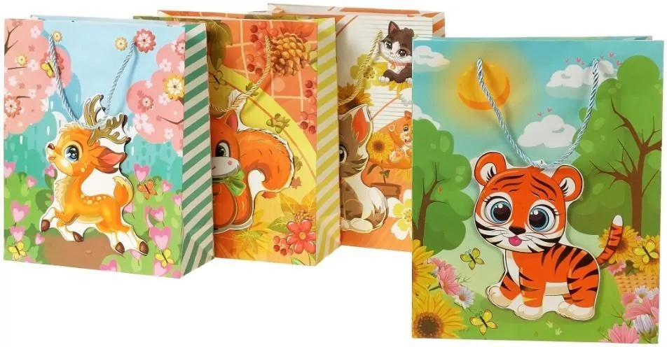 Torebka prezentowa 32x26x10cm MIX - tantis.pl