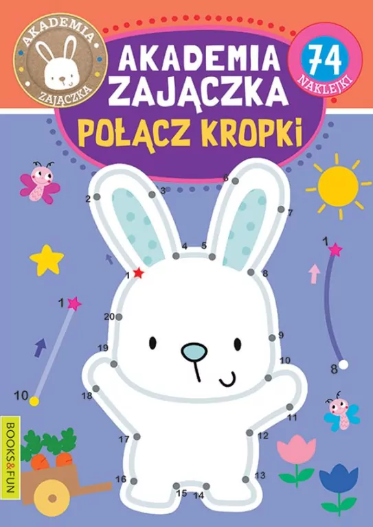 Akademia zajączka. Połącz kropki - tantis.pl