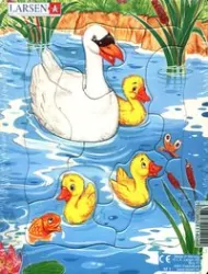 Układanka Larsen Mini Cute Animals 10el