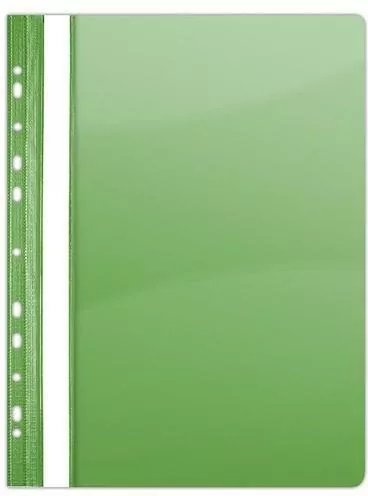Paczka skoroszyt A4 Donau twardy wpinany zielony 10 sztuk - tantis.pl