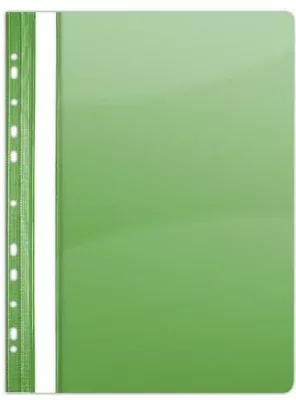 Paczka skoroszyt A4 Donau twardy wpinany zielony 10 sztuk