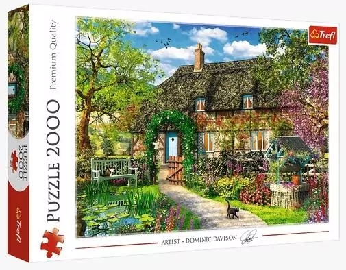 Puzzle 2000. Wiejska chatka - tantis.pl