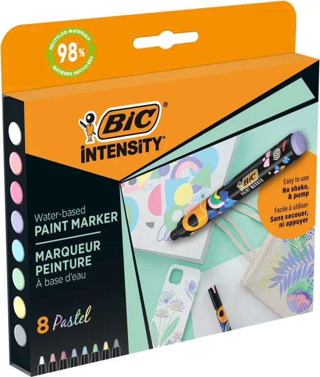 Markery akrylowe Intensity Pastel Paint mix 8szt - tantis.pl