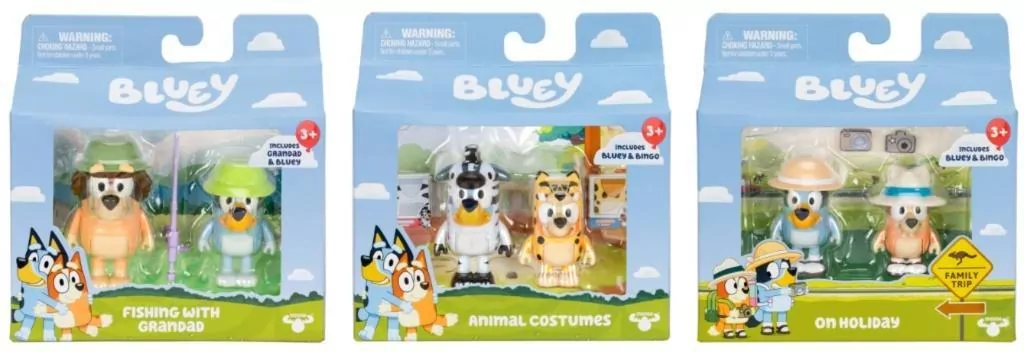 Bluey. Zestaw z 2 figurkami mix - tantis.pl