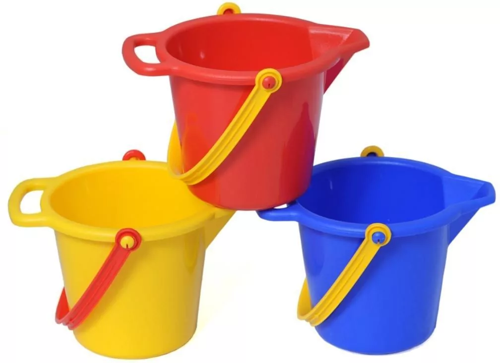 Wiaderko z dzióbkiem 14cm mix - tantis.pl
