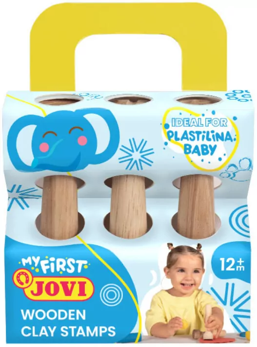 Stemple do plasteliny drewniane mix JOVI - tantis.pl