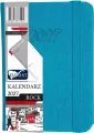 Kalendarz Rock 2027 A7 tygodniowy turkusowy - tantis.pl