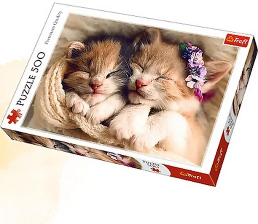 Puzzle 500. Śpiące kotki. 37271 - tantis.pl