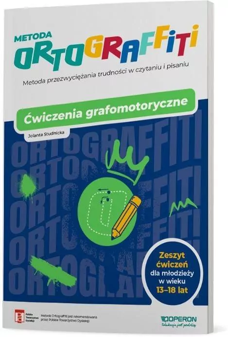 Ortograffiti. Ćwiczenia grafomotoryczne 13-18 lat - tantis.pl