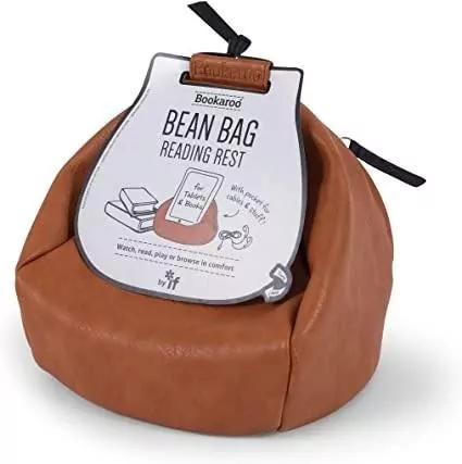 Bookaroo Bean Bag Pufa pod książkę/tablet brązowa - tantis.pl