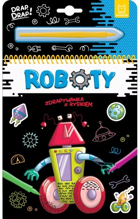 Roboty. Zdrapywanka z rysikiem - tantis.pl