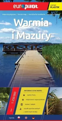 Warmia i Mazury. Mapa Turystyczna 1:250 000