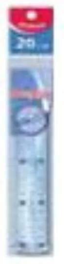 Linijka Geometric 20cm dwustronna. - tantis.pl