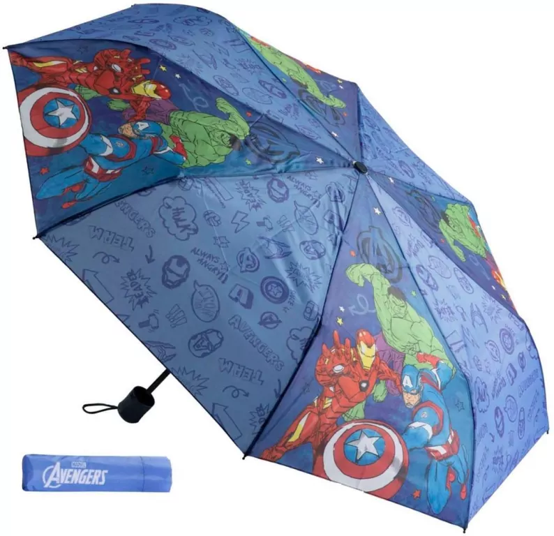 Parasol składany z pokrowcem Avengers - tantis.pl