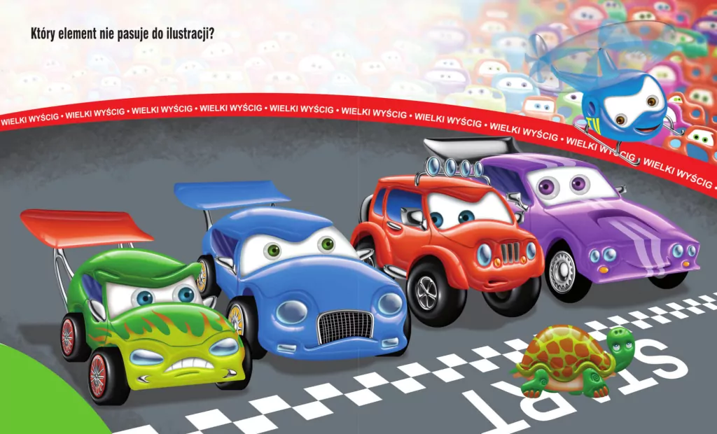 Wielki wyścig. Samochodzik Franek - tantis.pl