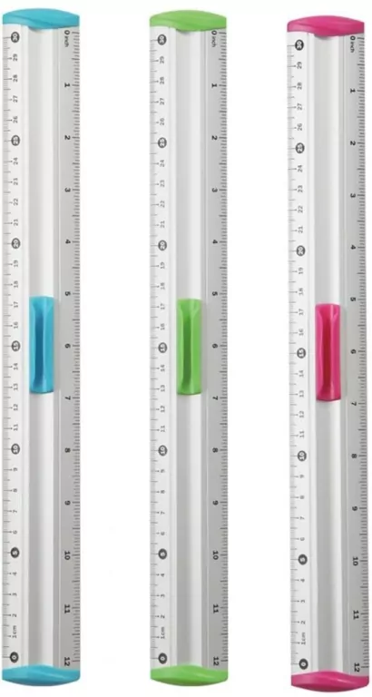 Linijka 30cm z uchwytem. Measure Clip. 1 sztuka - tantis.pl