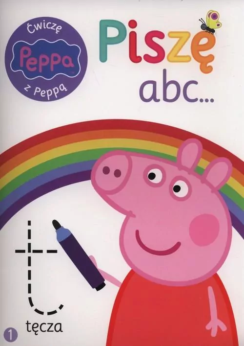 Peppa Pig. Ćwiczę z Peppą. Piszę ABC - tantis.pl
