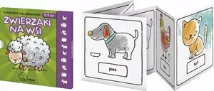 Zwierzaki na wsi. Książeczka-kolorowanka. 3-4 lat - tantis.pl