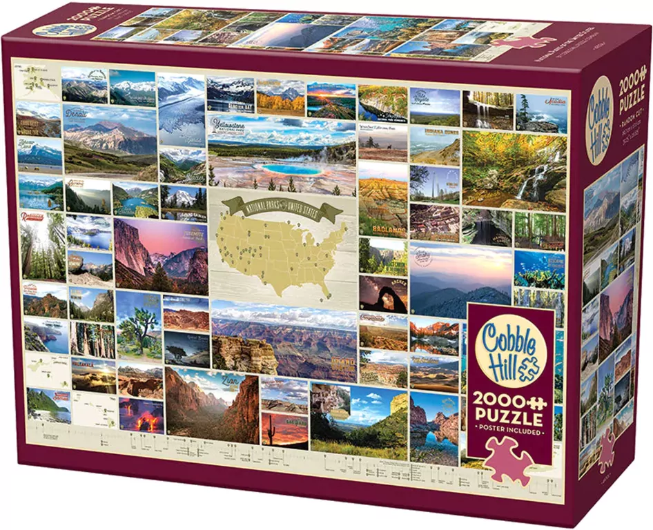 Puzzle 2000. Parki narodowe w Stanach Zjednoczonych - tantis.pl