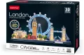 Cubic Fun. Puzzle 3D LED. Cityline Londyn - tantis.pl