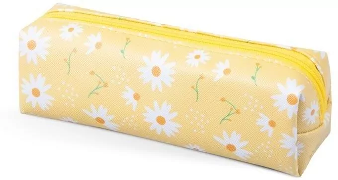 Piórnik saszetka mini cube print Stokrotki - tantis.pl