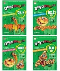 Ortograffiti z Bratkiem. Pakiet: Ćwiczenia CH-H. U-Ó. Poziom 2. Zeszyt ćwiczeń dla uczniów klasy 4-5 szkoły / RZ-Ż. Miks. Poziom 2. Zeszyt ćwiczeń dla uczniów klas 5-6 szkoły podstawowej. Część 2. Język polski