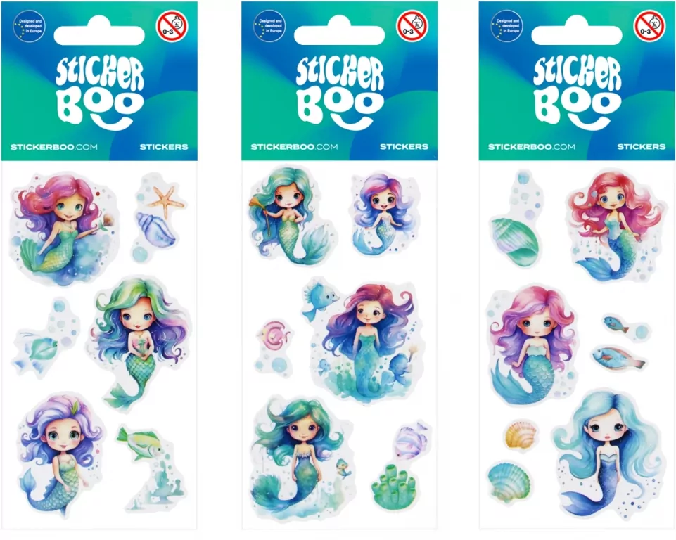 Naklejki syrenka  Mix - tantis.pl