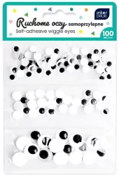 Oczy ruchome samoprzylepne