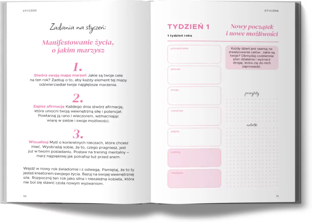 Planer Pani Motywacji - tantis.pl
