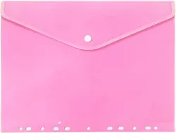 Teczka koperta A4 PP zawieszana pastel różowa