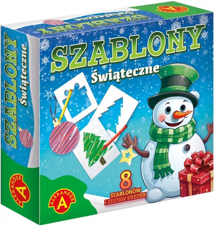 Szablony świąteczne. Bałwanek - tantis.pl