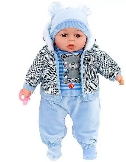 Lalka bobas z dźwiękiem 45 cm - tantis.pl