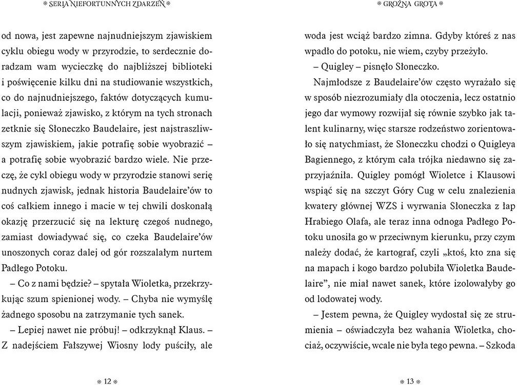 Groźna grota. Seria niefortunnych zdarzeń. Tom 11 - tantis.pl