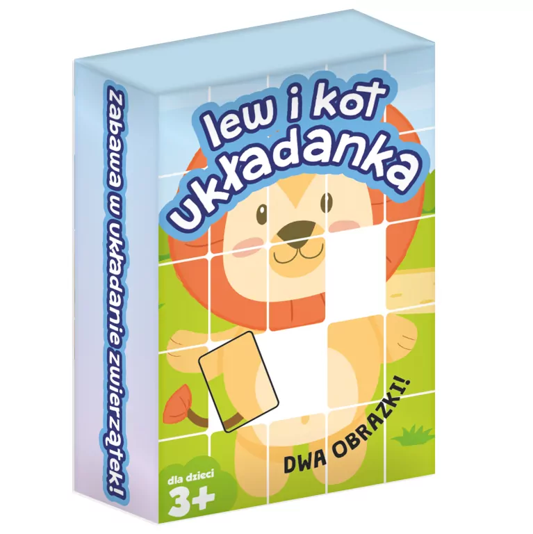 Lew i Kot. Układanka - tantis.pl