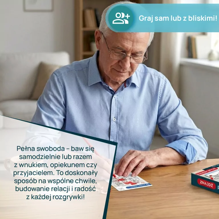 Gra dla Seniora. Znajdź Różnice - tantis.pl