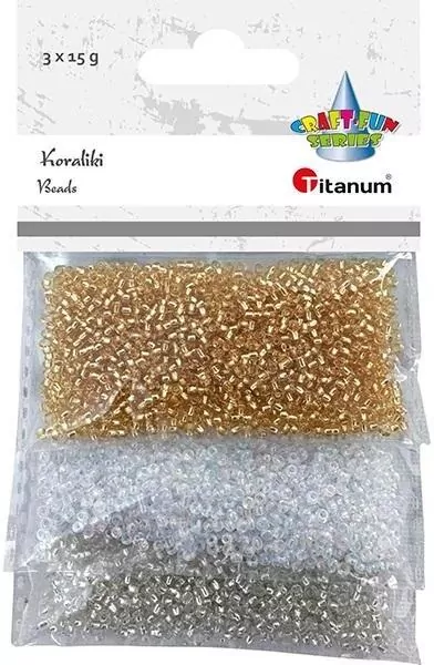 Koraliki plastikowe 15g - tantis.pl