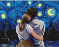 Malowanie po numerach - Wieczór pod gwiazd. 40x50 - tantis.pl
