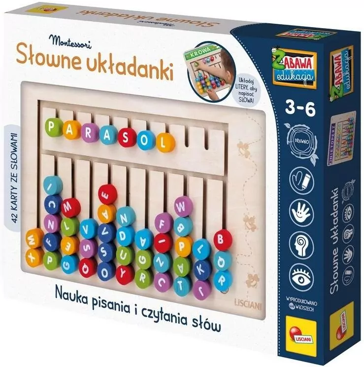 Montessori Słowne układanki - tantis.pl